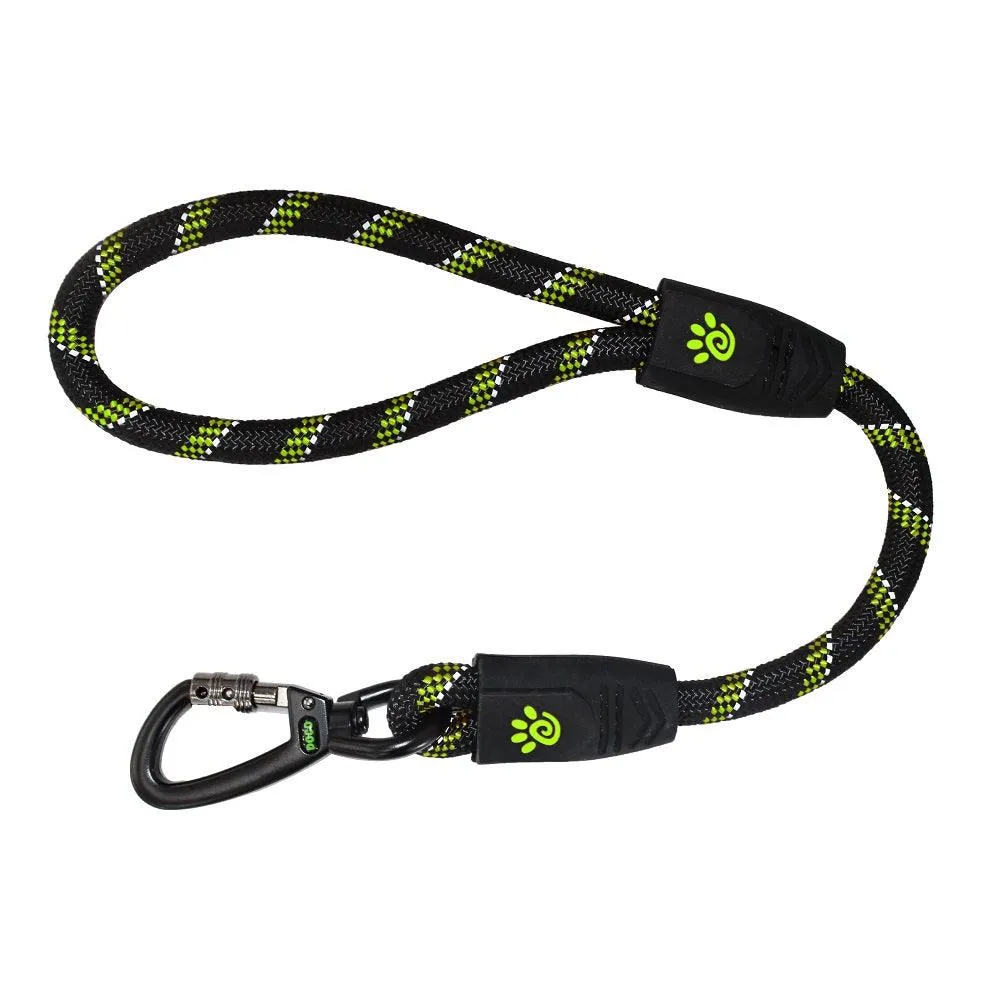 DOCO® Reflective Traffic Rope Dog Leash - Click & Lock Snap - 20 inch