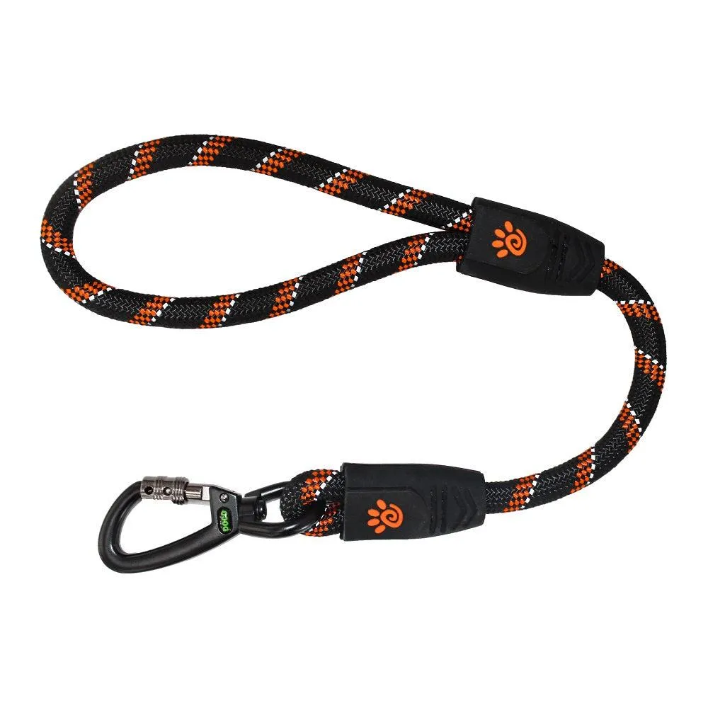 DOCO® Reflective Traffic Rope Dog Leash - Click & Lock Snap - 20 inch