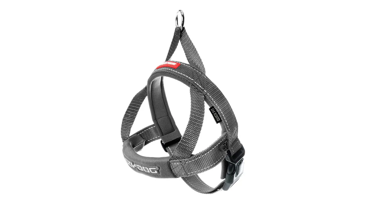 EzyDog Quick Fit Harness Grey
