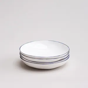 Feldspar Set of 4 Cobalt Pasta Bowls