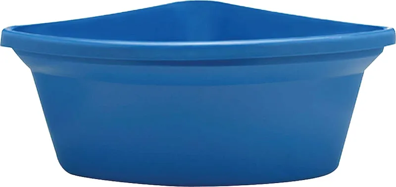 Fortex-Fortiflex CF-24BL Corner Feeder, 24 qt Volume, Rubber Polymer, Blue :EA: QUANTITY: 1