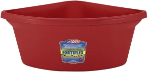 Fortex-Fortiflex CF-24R Corner Feeder, 24 qt Volume, Rubber Polymer, Red :EA: QUANTITY: 1