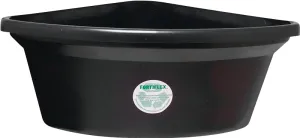Fortex-Fortiflex CF24BX Corner Feeder, 24 qt Volume, Rubber Polymer, Black :EA: QUANTITY: 1