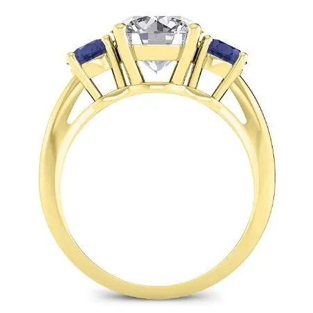Fuschia - Round Diamond Bridal Set