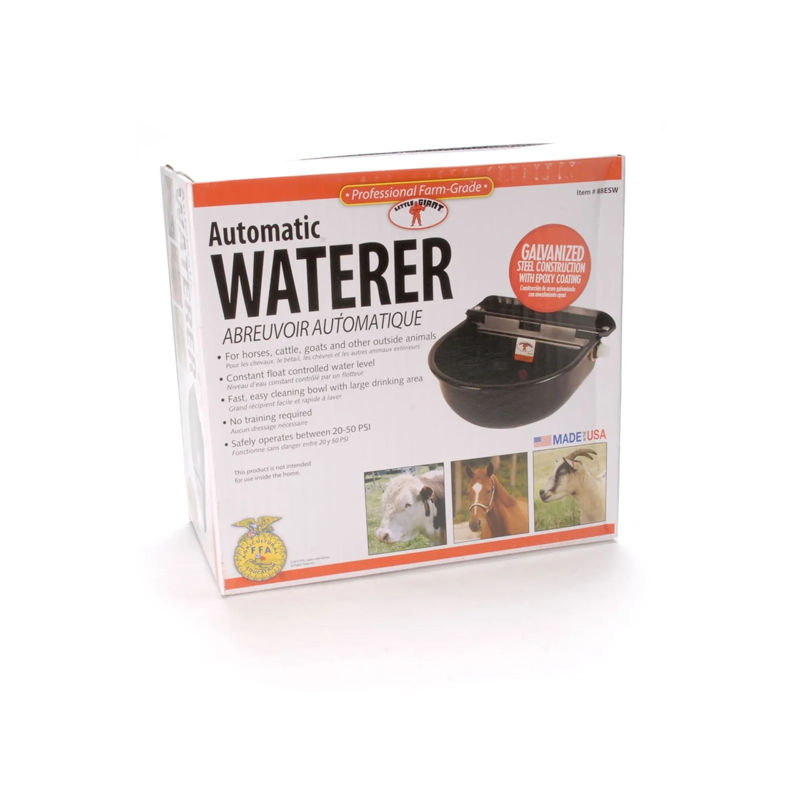 Galvanized Steel Automatic Waterers (& Replacement Parts)