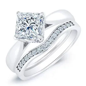 Gardenia - Princess Diamond Bridal Set