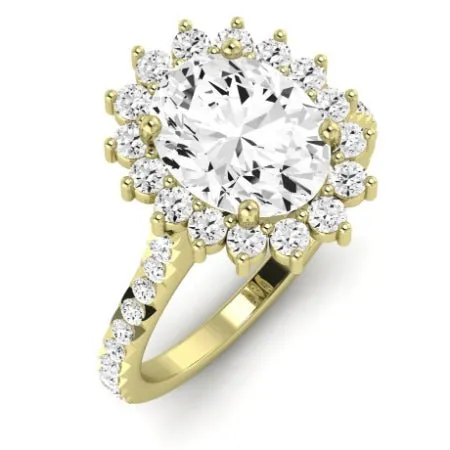 Gazania - Oval Diamond Bridal Set