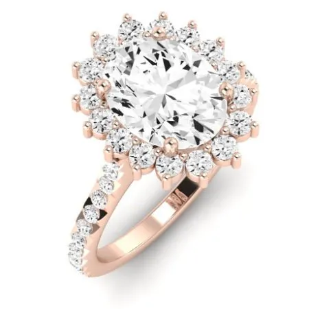 Gazania - Oval Diamond Bridal Set