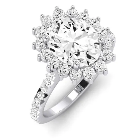 Gazania - Oval Diamond Bridal Set