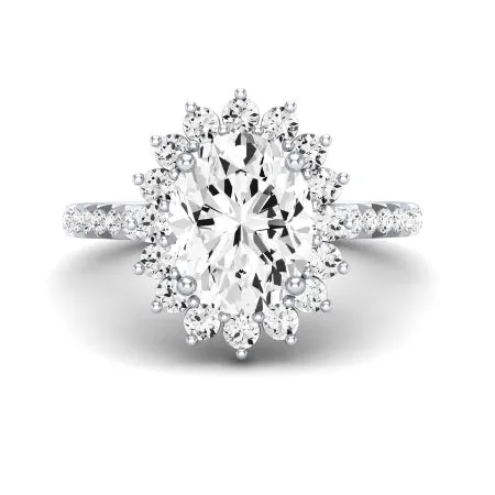 Gazania - Oval Diamond Bridal Set