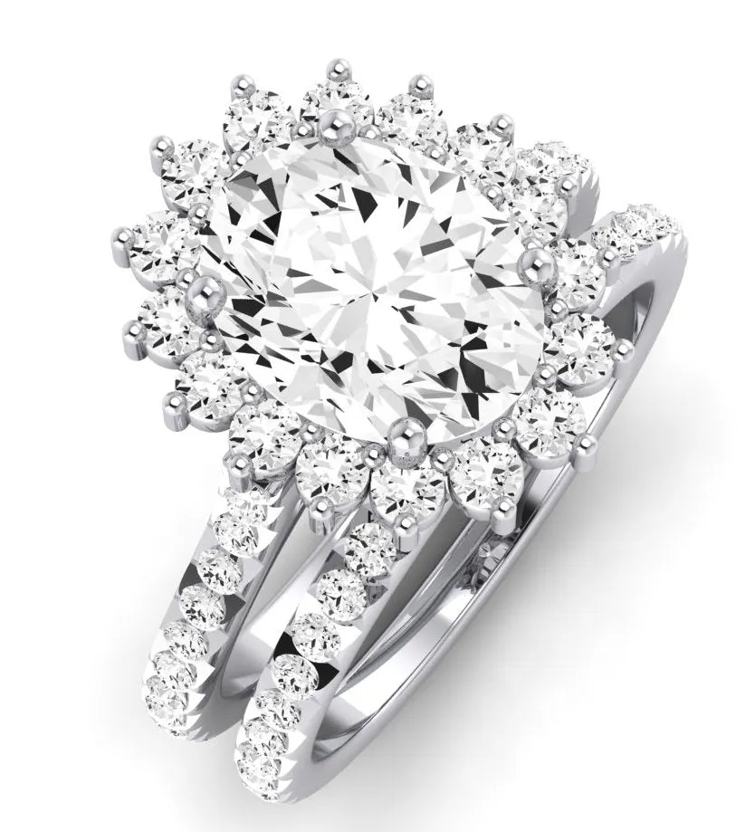 Gazania - Oval Diamond Bridal Set