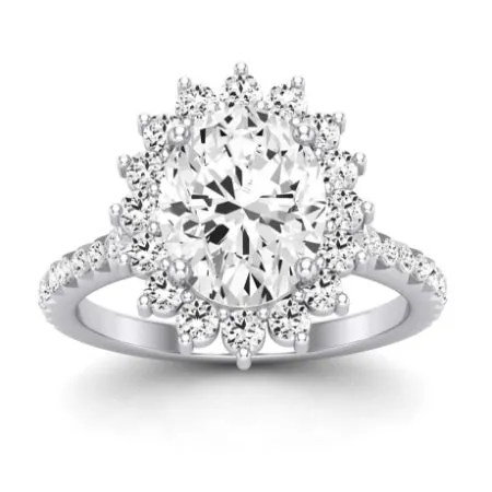 Gazania - Oval Diamond Bridal Set