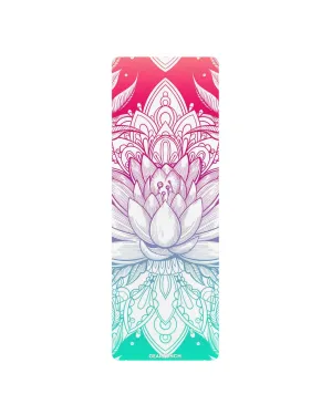 GearBunch Bright Lotus Yoga Mat