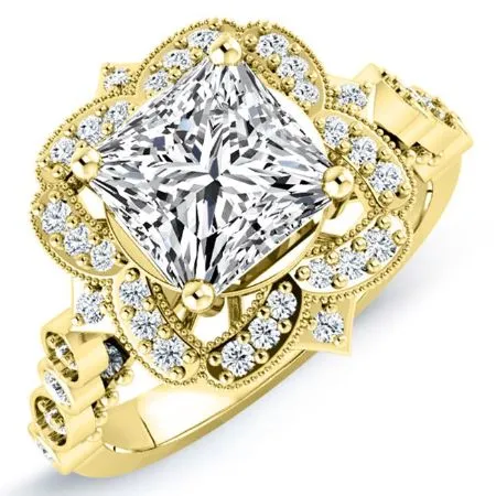 Hana - Princess Diamond Bridal Set
