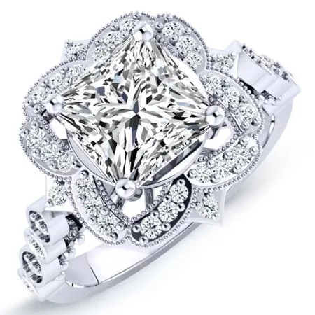 Hana - Princess Diamond Bridal Set