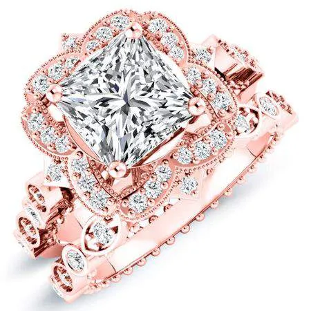 Hana - Princess Diamond Bridal Set