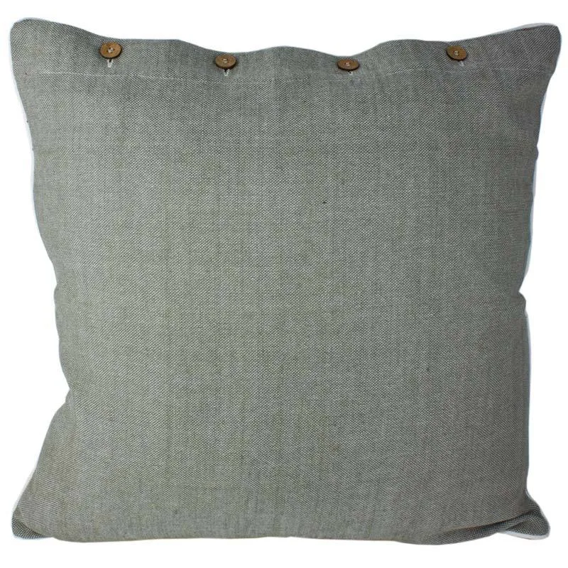 Heather Euro Cushion - Stucco (60cm)