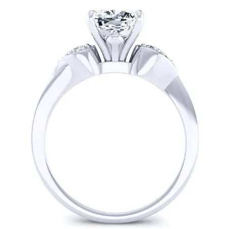 Hibiscus - Cushion Diamond Bridal Set