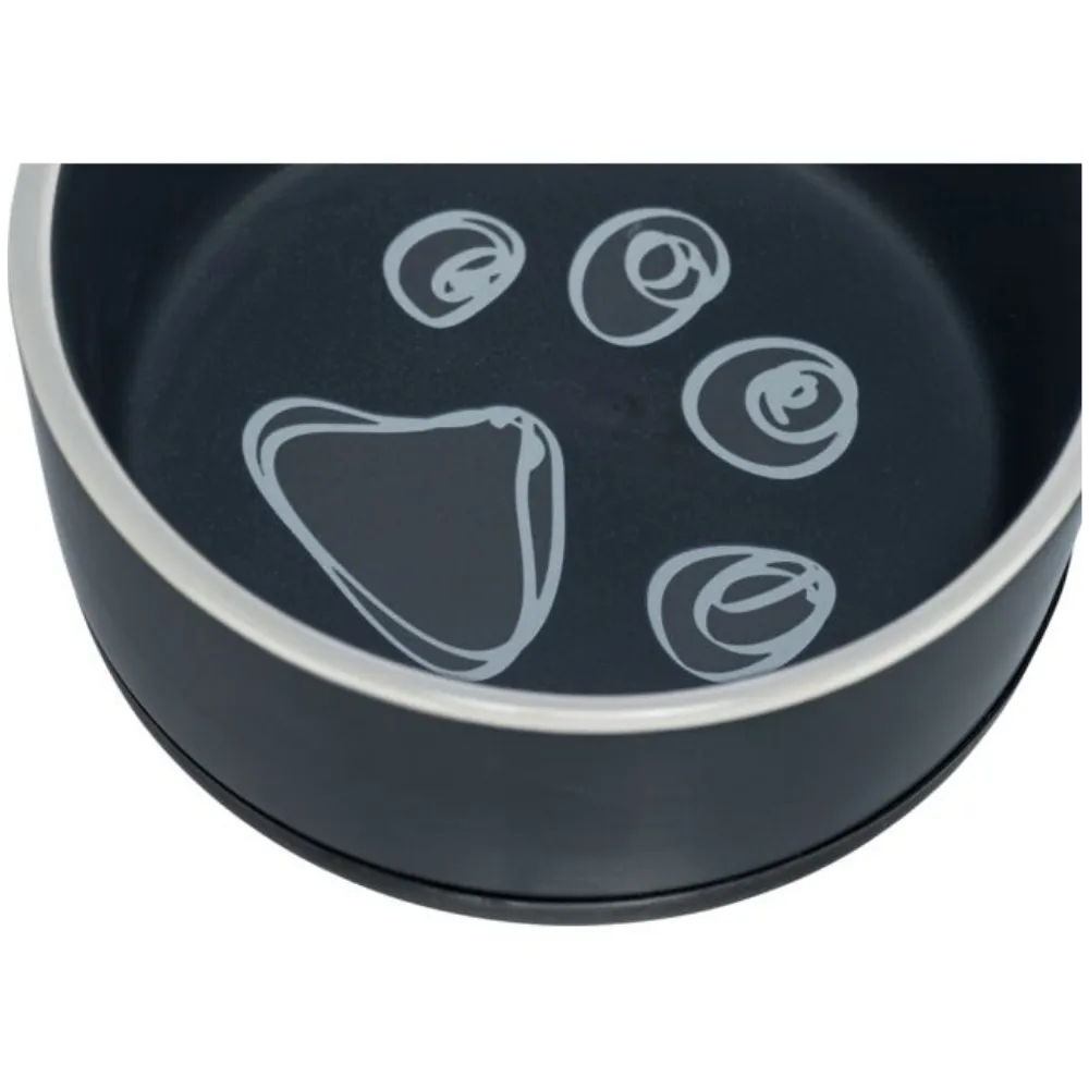 Jimmy Ceramic Bowl With Rubber Base