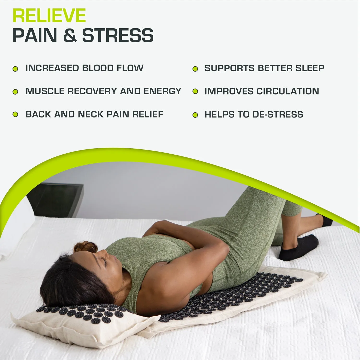 Ki Acupressure Mat and Pillow Set