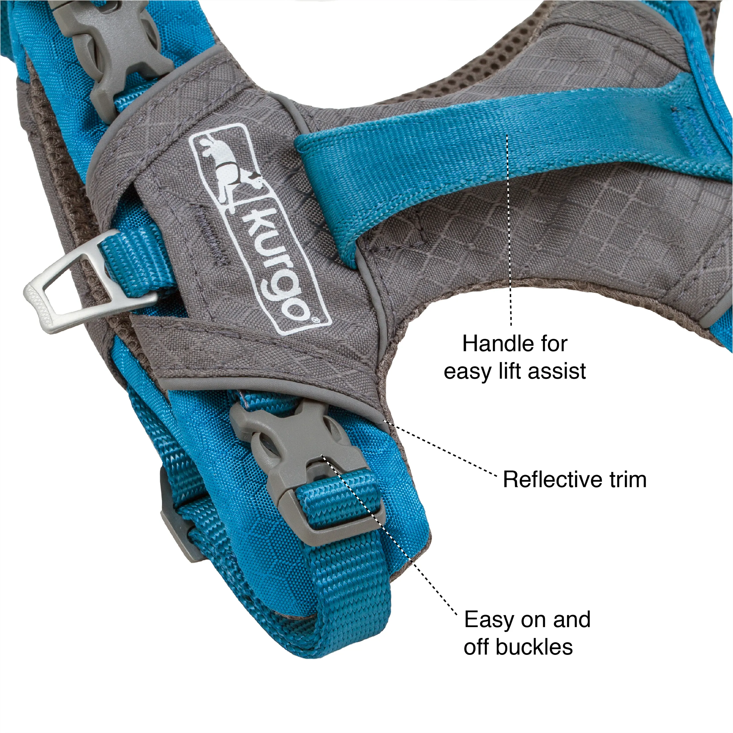 Kurgo Journey Air Dog Harness Black