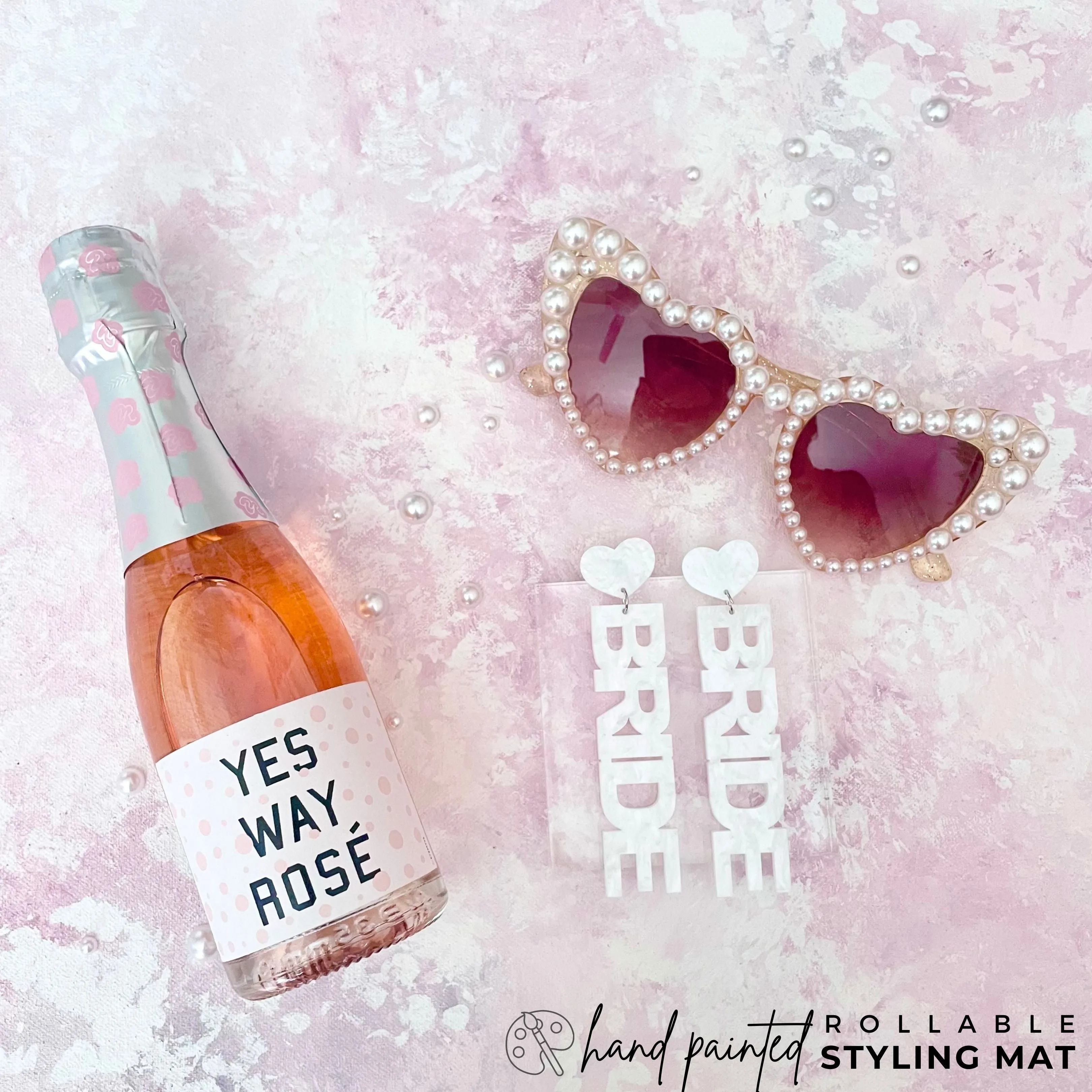 MADE to ORDER ~ January SHIP ~ In Bloom ~ Flat Lay Styling Mat