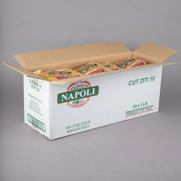 Napoli 1 lb. Ziti Pasta - (20-Packs/Case