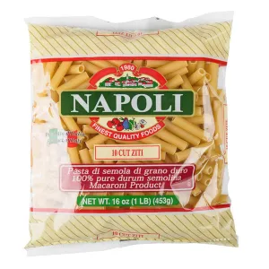 Napoli 1 lb. Ziti Pasta - (20-Packs/Case