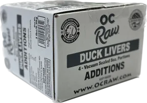 OC Raw Dog Duck Liver Additions