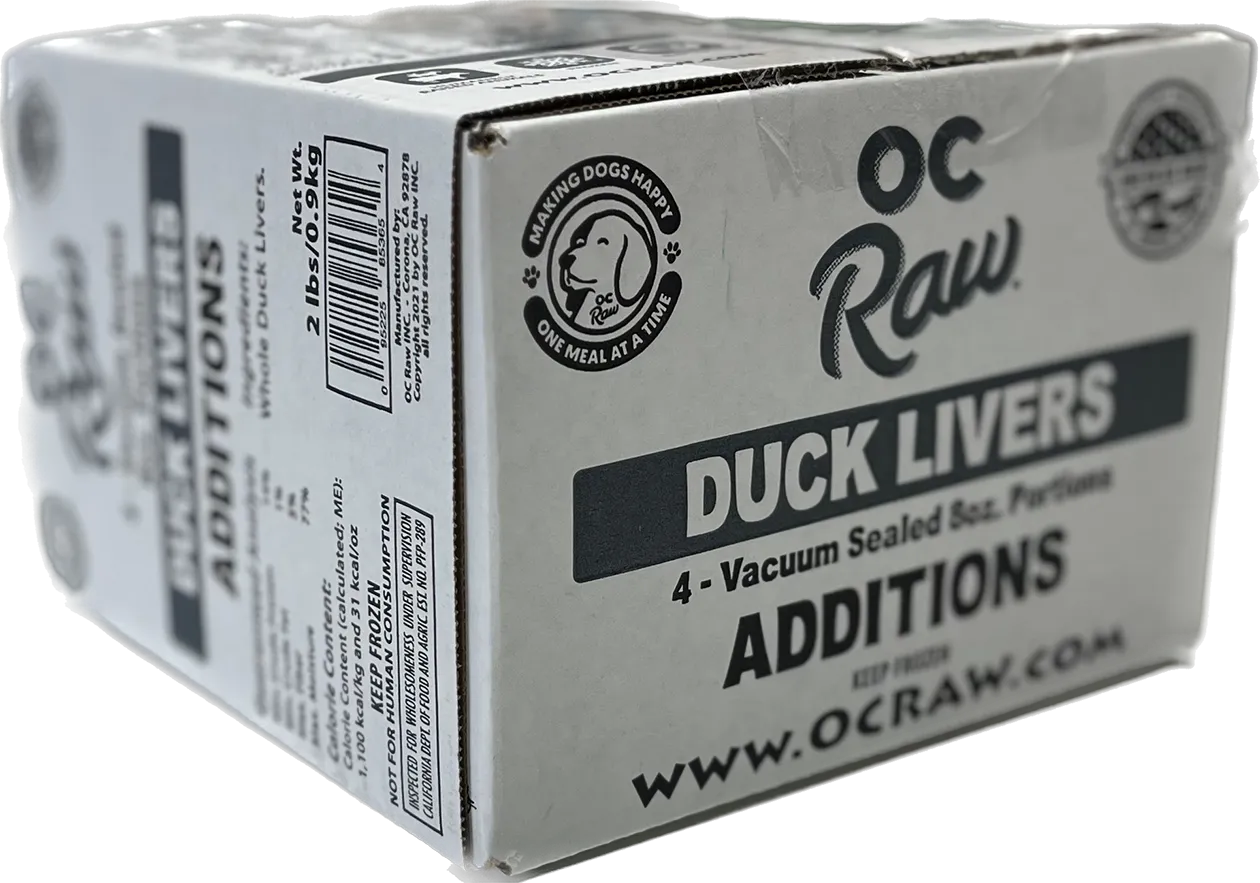 OC Raw Dog Duck Liver Additions