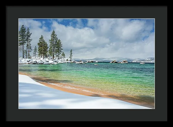 Pristine Shores By Brad Scott - Framed Print