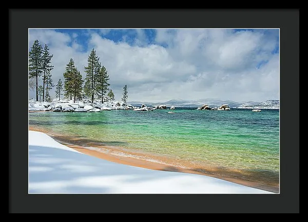 Pristine Shores By Brad Scott - Framed Print