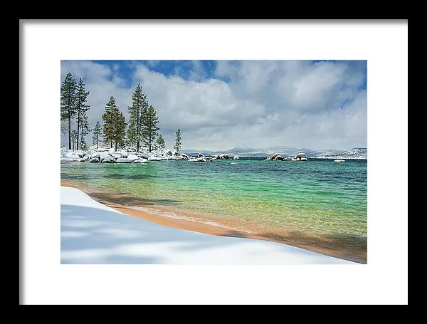 Pristine Shores By Brad Scott - Framed Print