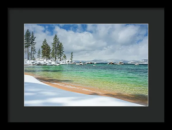 Pristine Shores By Brad Scott - Framed Print