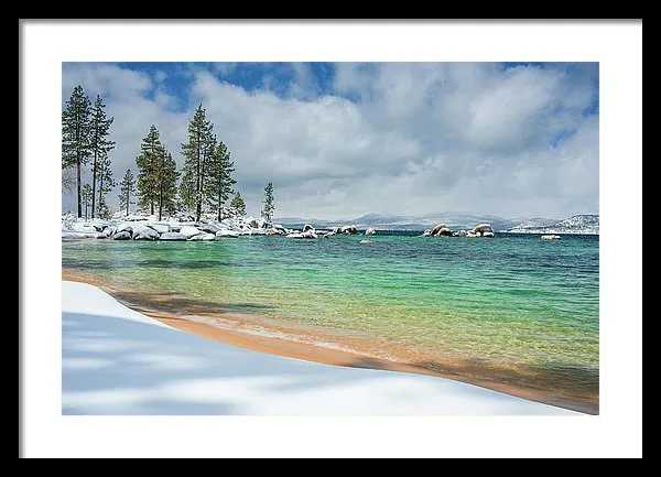 Pristine Shores By Brad Scott - Framed Print