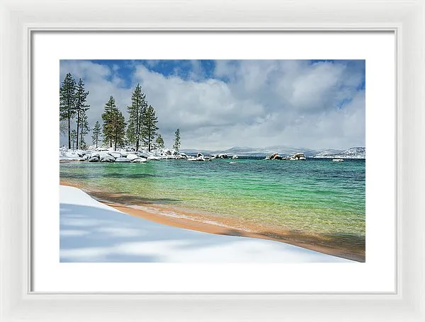 Pristine Shores By Brad Scott - Framed Print
