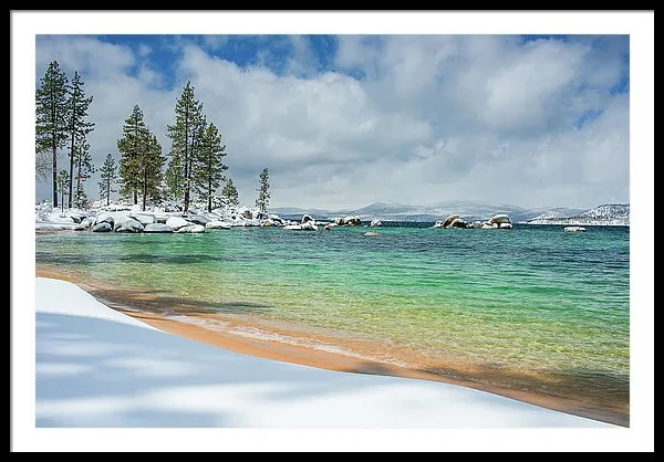 Pristine Shores By Brad Scott - Framed Print