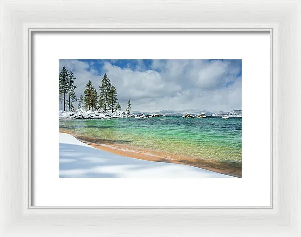 Pristine Shores By Brad Scott - Framed Print
