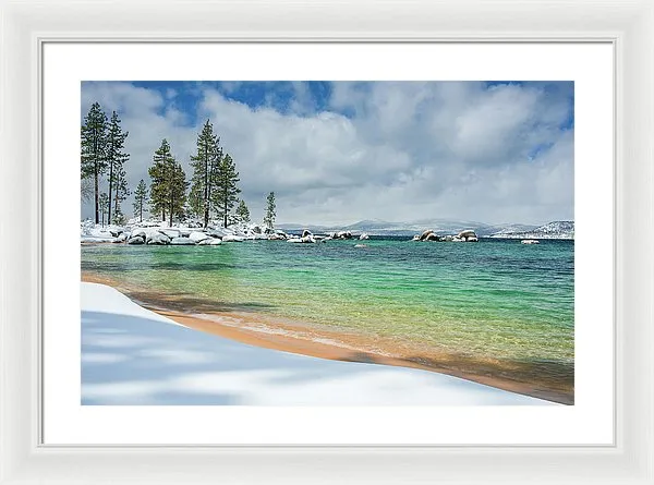 Pristine Shores By Brad Scott - Framed Print