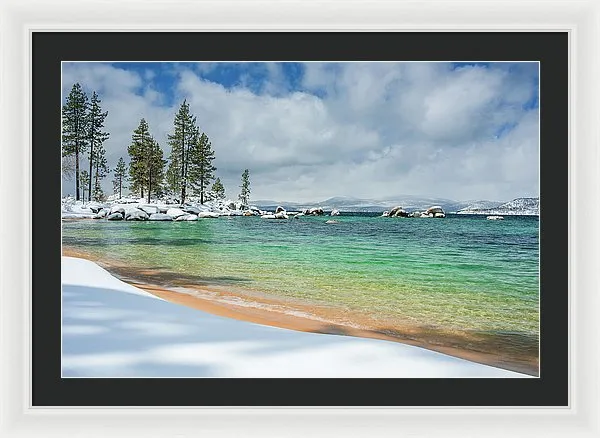 Pristine Shores By Brad Scott - Framed Print