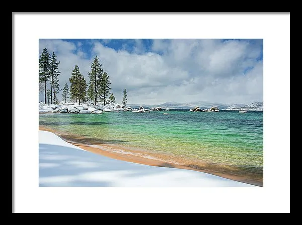 Pristine Shores By Brad Scott - Framed Print