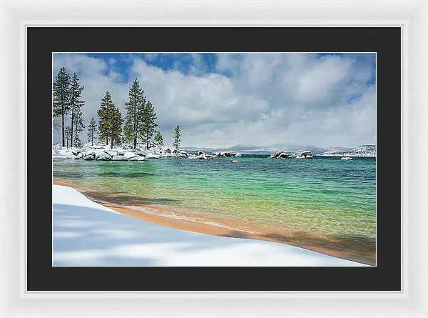 Pristine Shores By Brad Scott - Framed Print