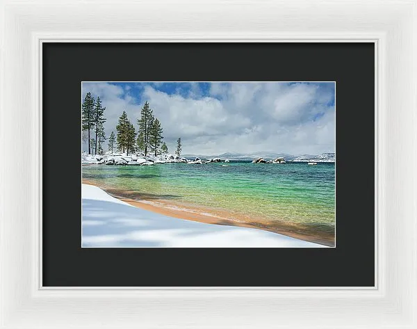 Pristine Shores By Brad Scott - Framed Print