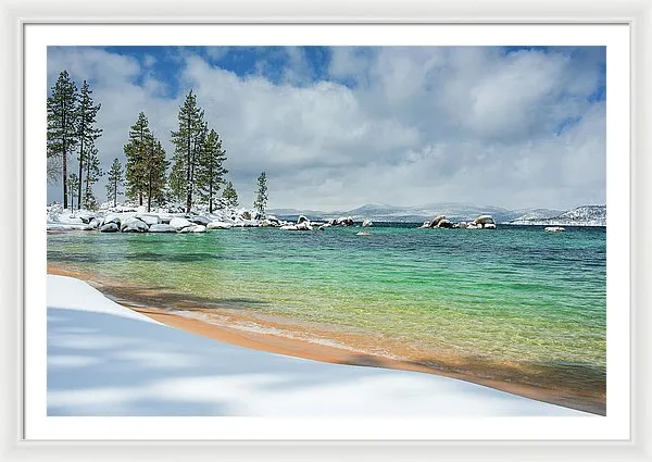Pristine Shores By Brad Scott - Framed Print