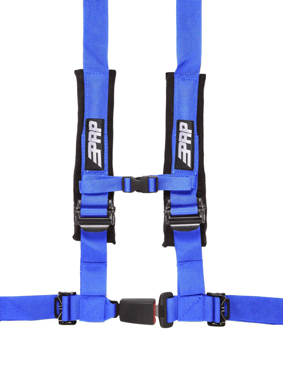 PRP Racing 4.2 Harness (4 Point w/ 2" Belts) Black Red Blue Orange Green Yellow Silver Purple Pink