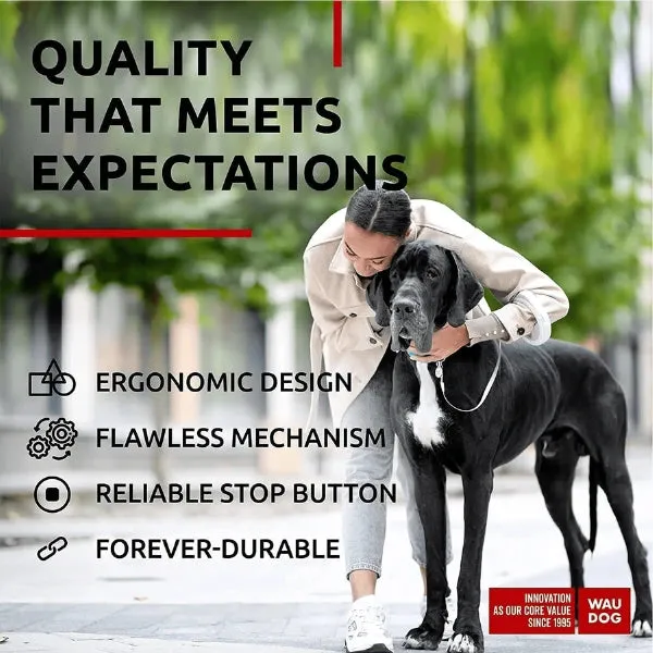 Round Durable and Reliable Retractable Dog Leash