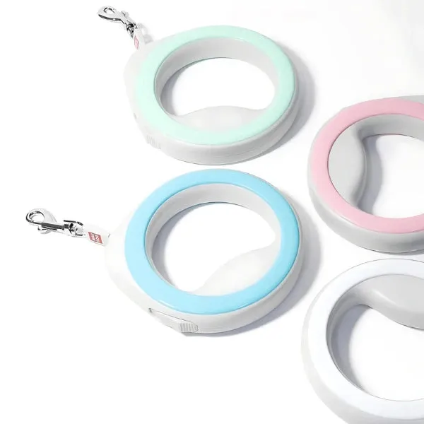 Round Durable and Reliable Retractable Dog Leash