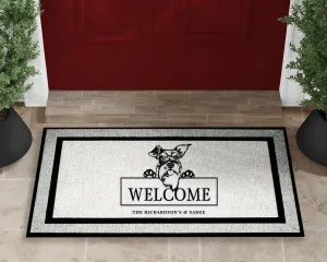 Schnauzer Dog Welcome Mat