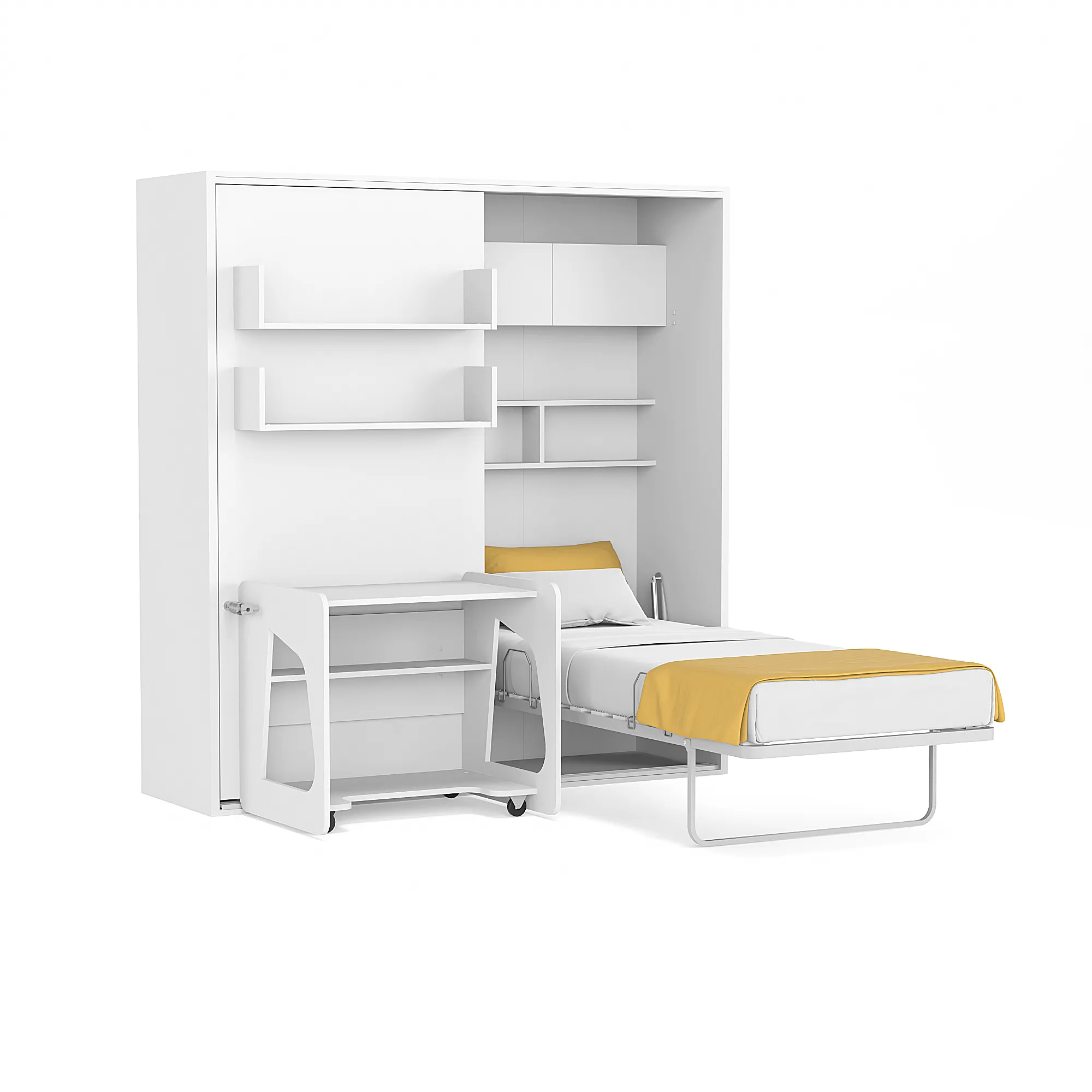 Spazio Studio Study Single Wall Bed