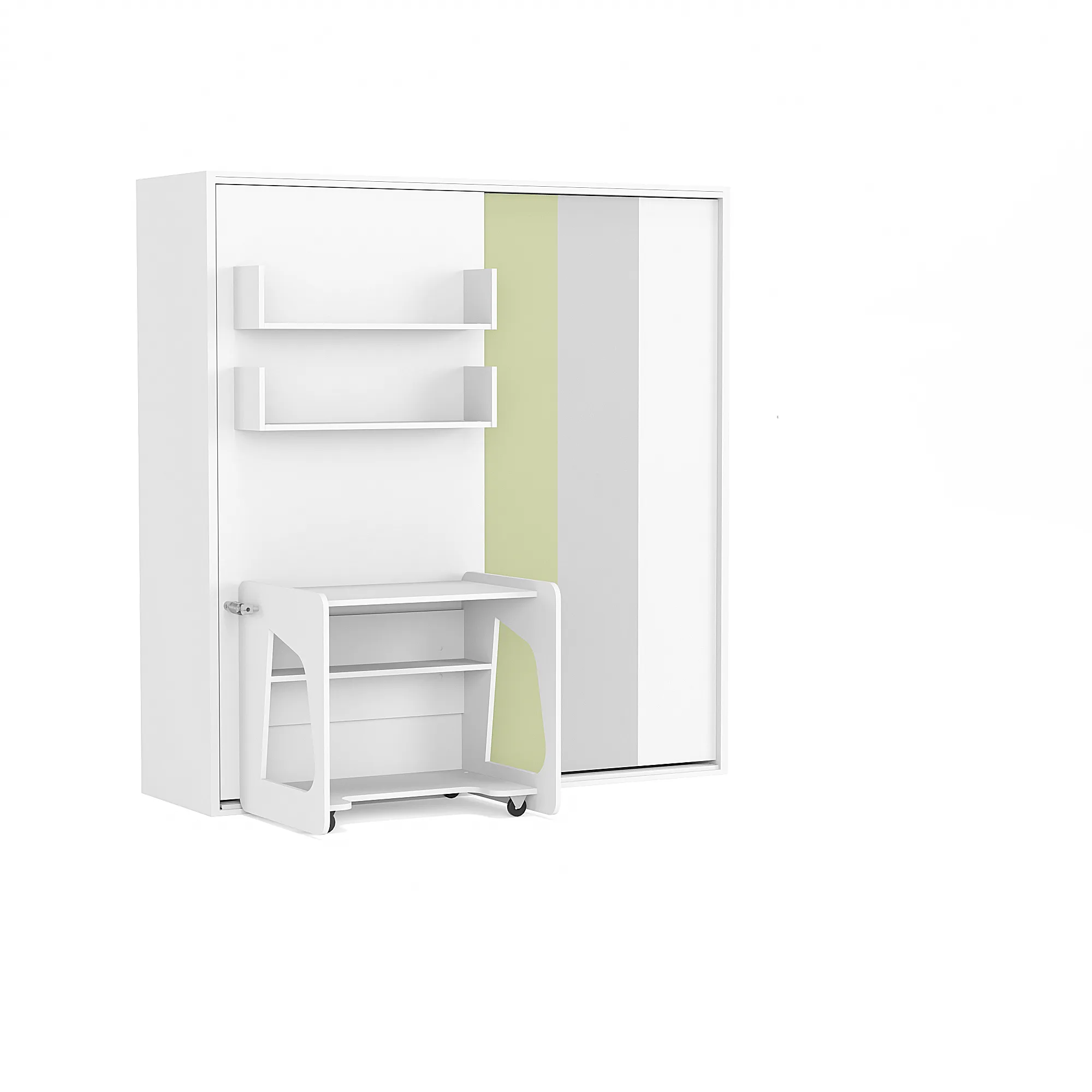 Spazio Studio Study Single Wall Bed